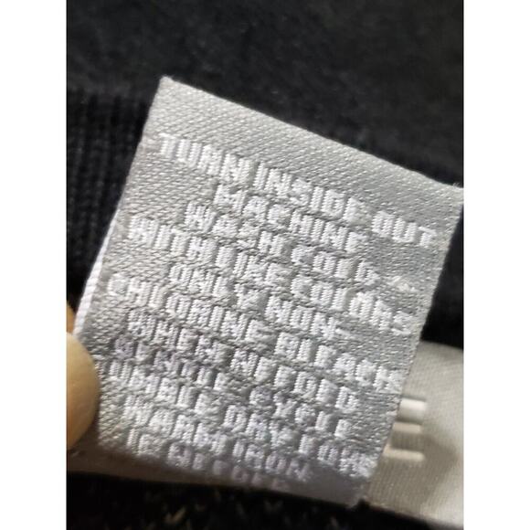 Palette Women Black Floral Nylon Open Front Long Sleeve Cardigan Sweater Size XL - Picture 9 of 11